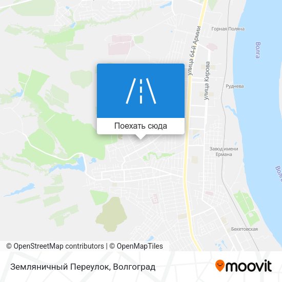 Карта Земляничный Переулок