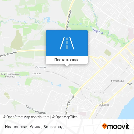Карта Ивановская Улица