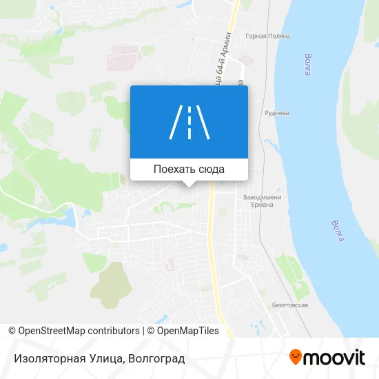 Карта Изоляторная Улица