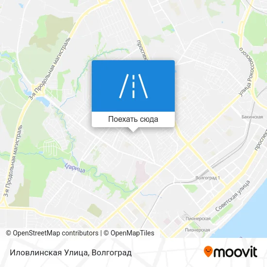 Карта Иловлинская Улица
