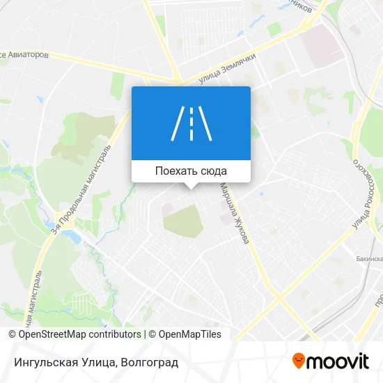 Карта Ингульская Улица