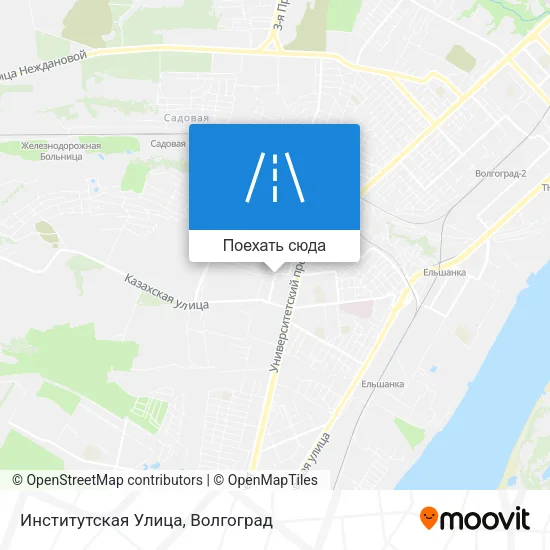 Карта Институтская Улица