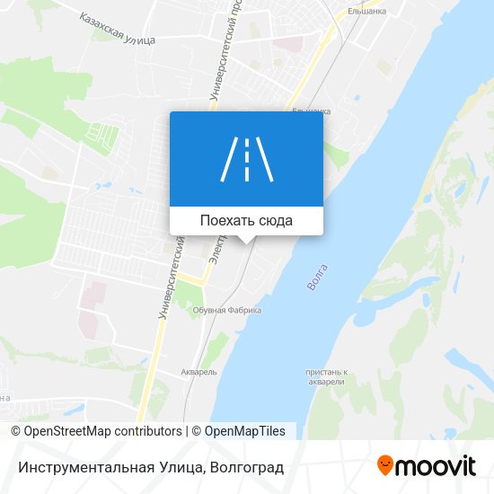 Карта Инструментальная Улица