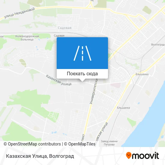 Карта Казахская Улица