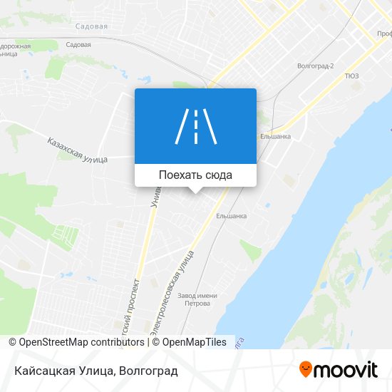 Карта Кайсацкая Улица