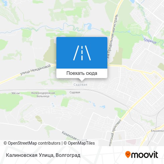 Карта Калиновская Улица