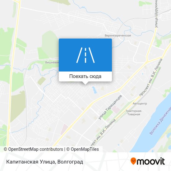 Карта Капитанская Улица