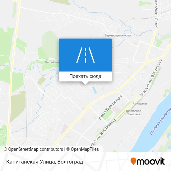 Карта Капитанская Улица