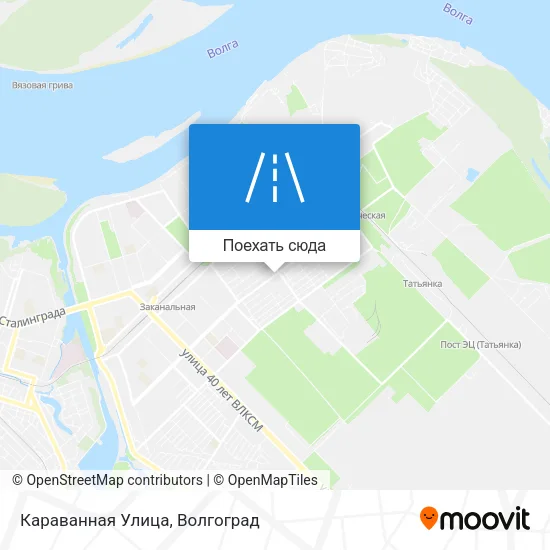 Карта Караванная Улица