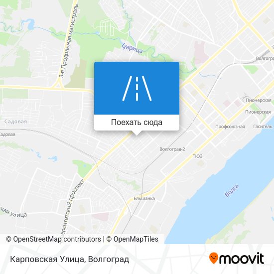 Карта Карповская Улица
