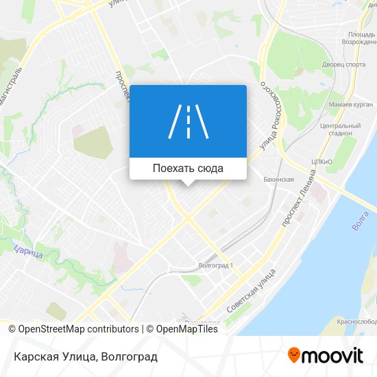 Карта Карская Улица