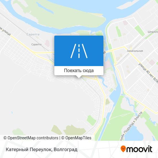 Карта Катерный Переулок