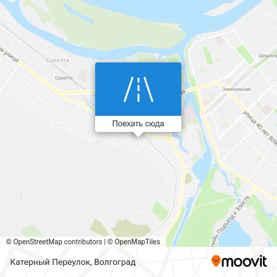 Карта Катерный Переулок