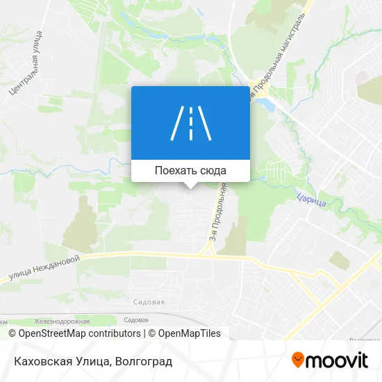 Карта Каховская Улица