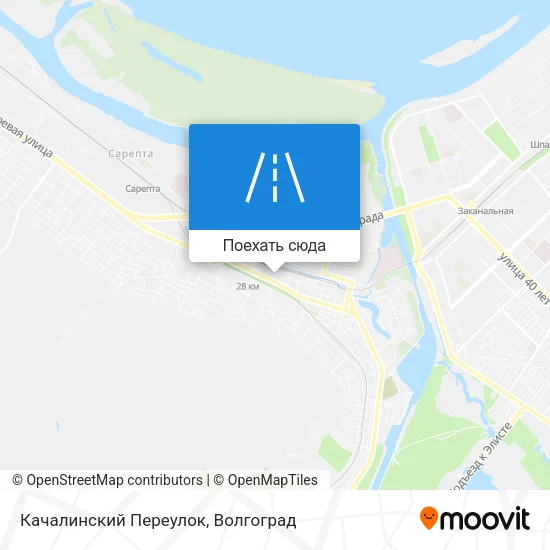 Карта Качалинский Переулок