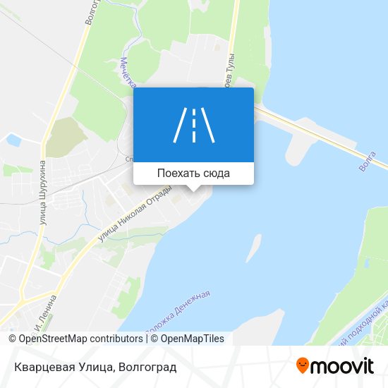 Карта Кварцевая Улица