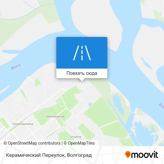 Карта Керамический Переулок