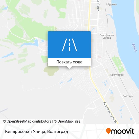 Карта Кипарисовая Улица
