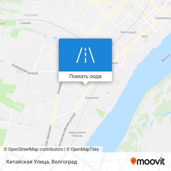 Карта Китайская Улица