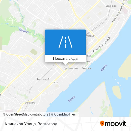 Карта Клинская Улица
