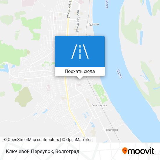Карта Ключевой Переулок
