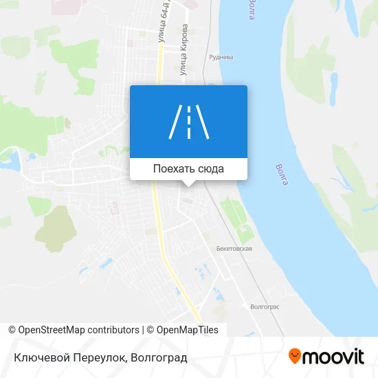 Карта Ключевой Переулок