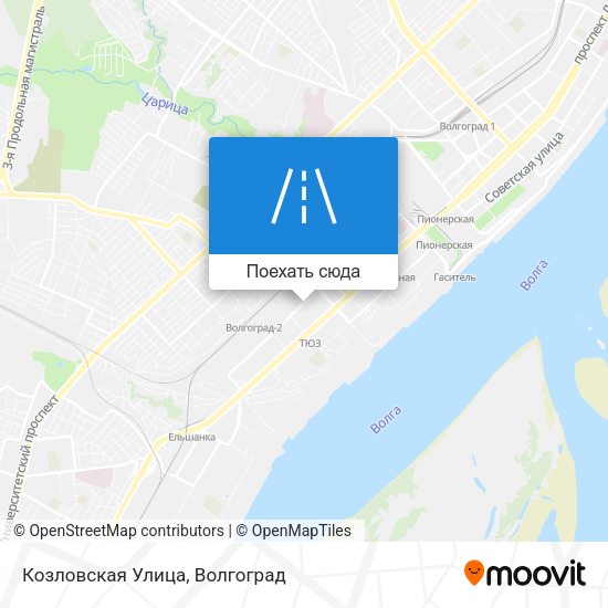 Карта Козловская Улица
