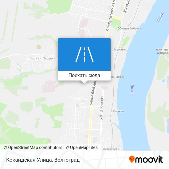 Карта Кокандская Улица