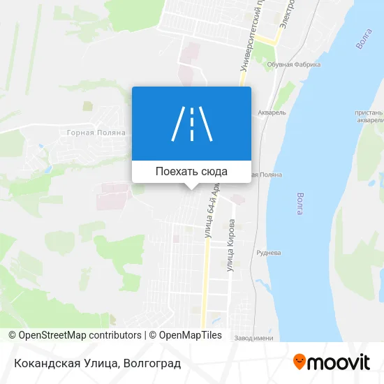 Карта Кокандская Улица