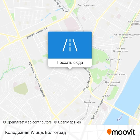 Карта Колодезная Улица