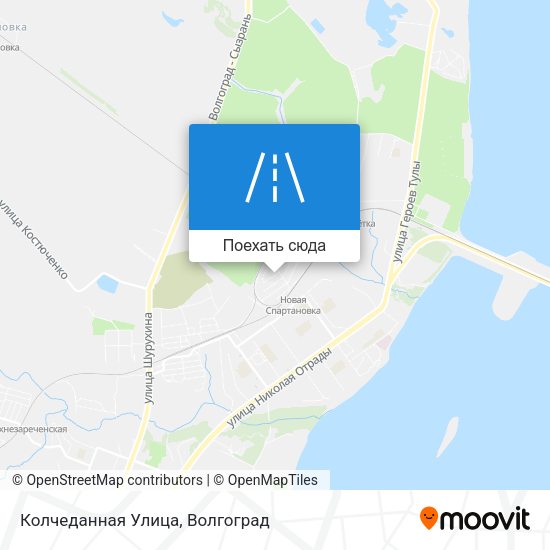 Карта Колчеданная Улица
