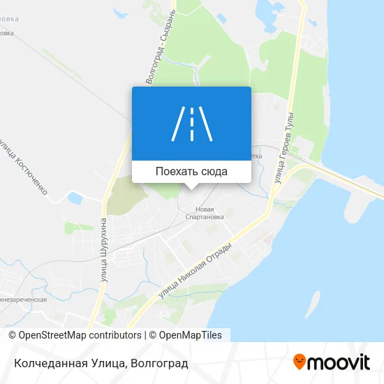 Карта Колчеданная Улица