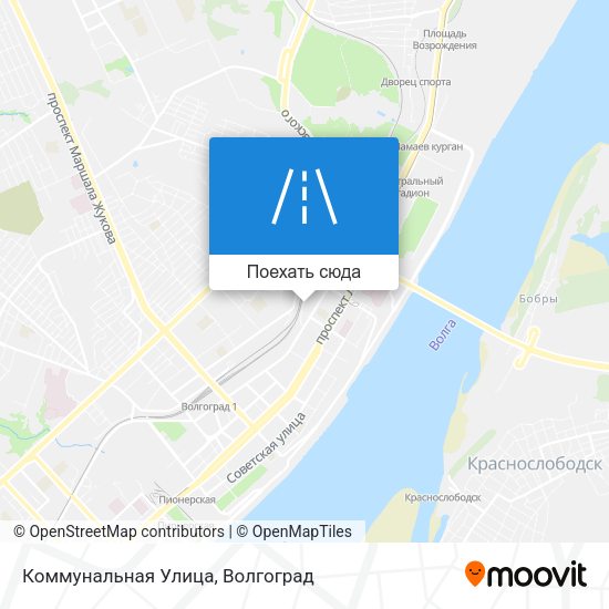 Карта Коммунальная Улица