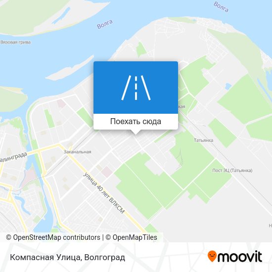 Карта Компасная Улица