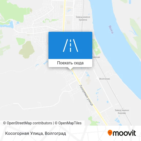 Карта Косогорная Улица