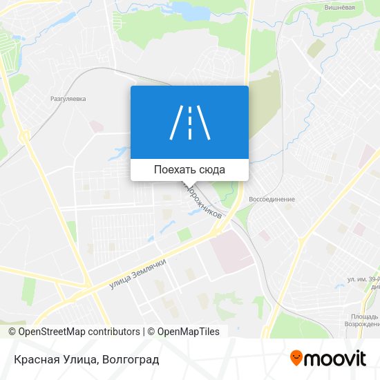 Карта Красная Улица