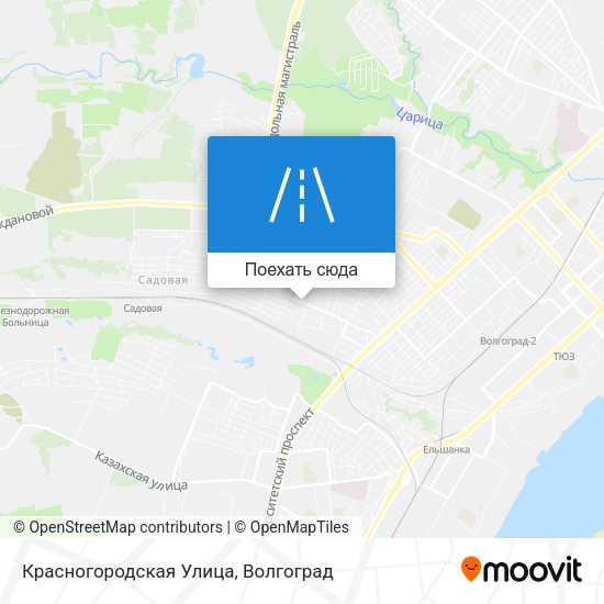 Карта Красногородская Улица