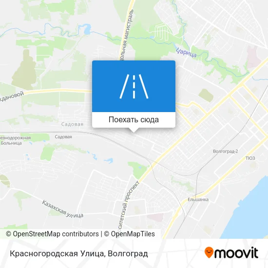 Карта Красногородская Улица