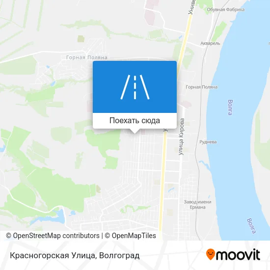 Карта Красногорская Улица