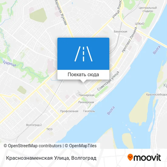 Карта Краснознаменская Улица