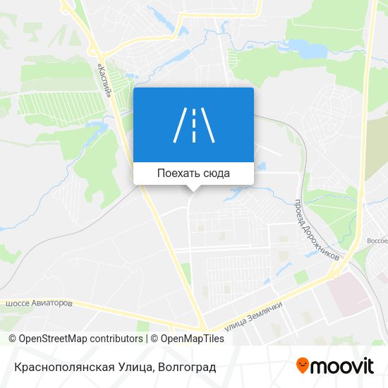 Карта Краснополянская Улица