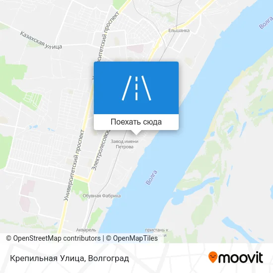 Карта Крепильная Улица
