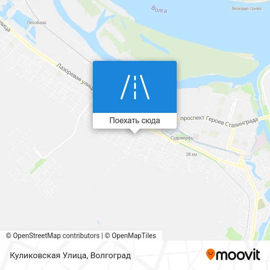 Карта Куликовская Улица