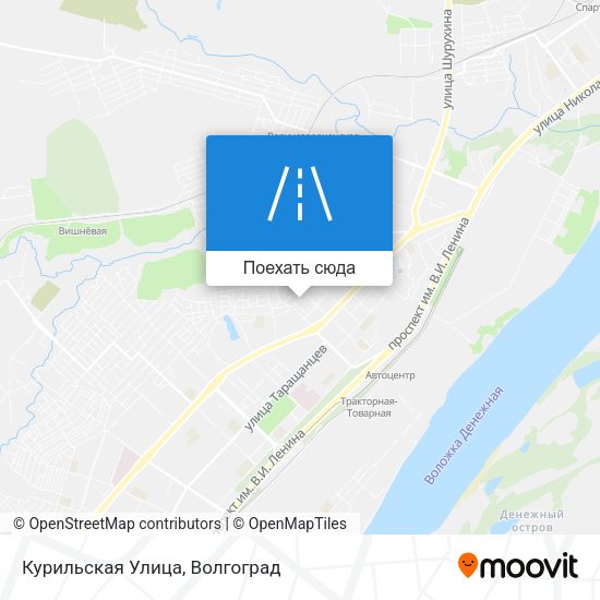 Карта Курильская Улица