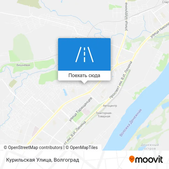 Карта Курильская Улица
