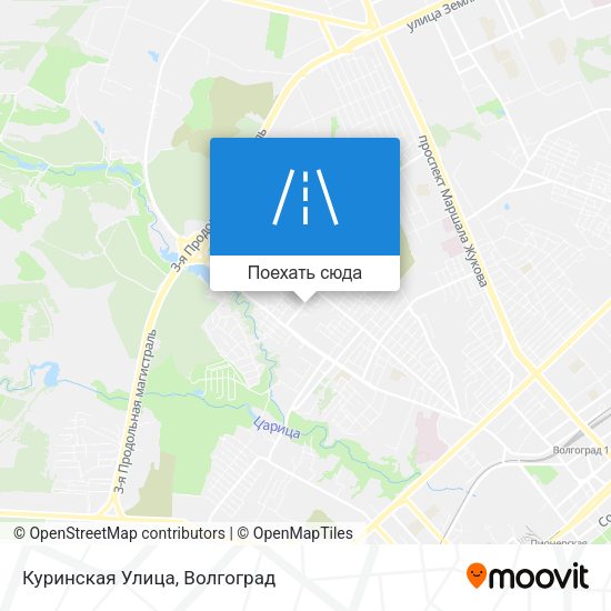 Карта Куринская Улица