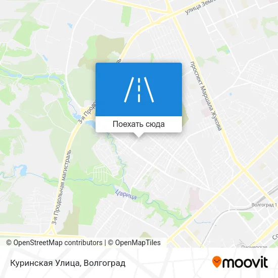 Карта Куринская Улица