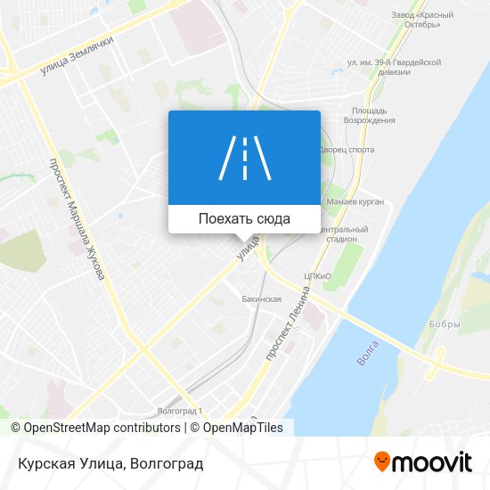 Карта Курская Улица