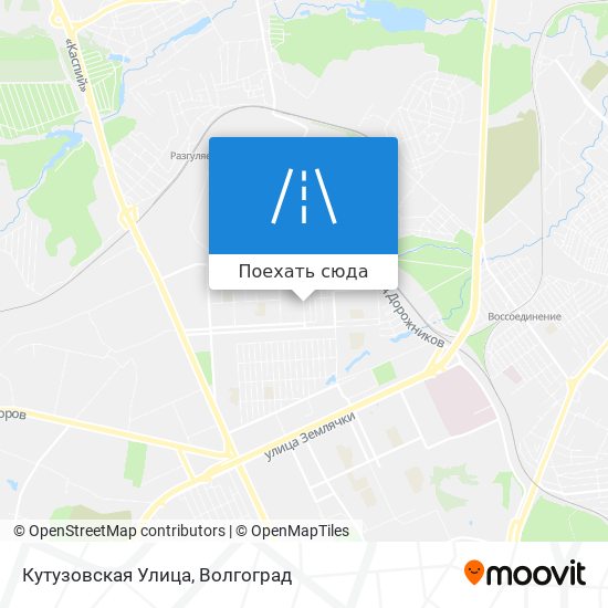 Карта Кутузовская Улица
