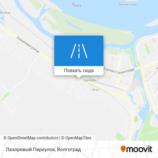 Карта Лазоревый Переулок